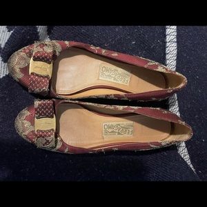 SOLD Lace Salvatore Ferragamo Varina Ballet Flats